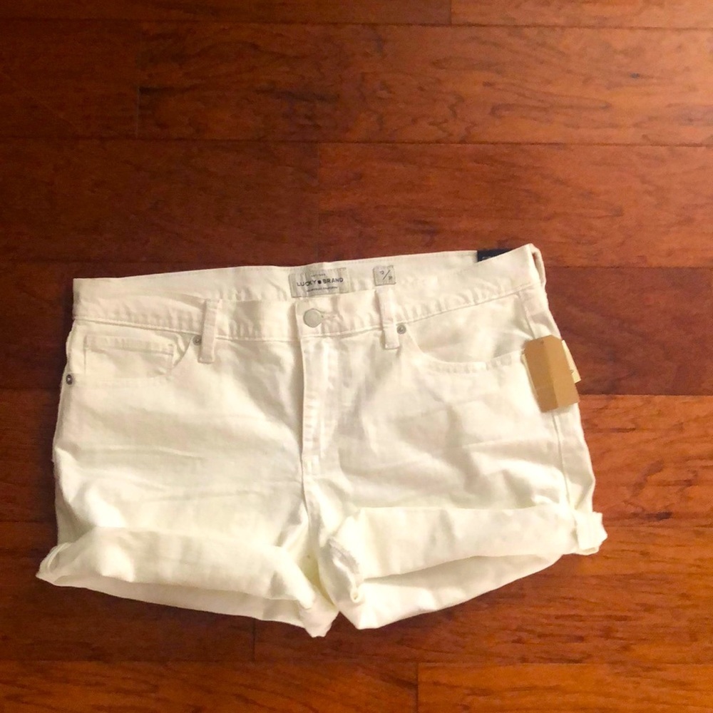 Lucky Brand white denim shorts